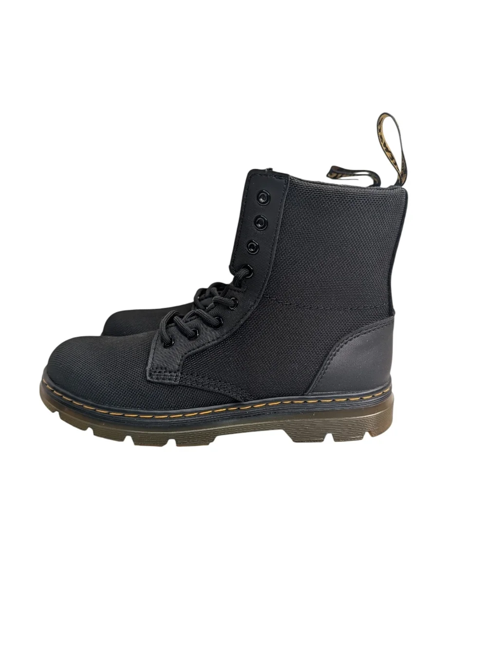 Dr. Martens Kids Combs J Black Extra Tough Poly Boots | Size 3